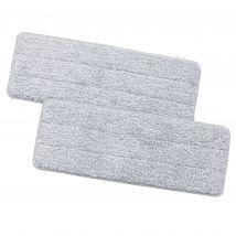 HiGloss Ersatz-Wischtuch 2er-Set grau für Clean Mopp x grau