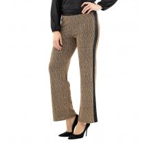 MONACO blue Weite Hose im Materialmix 44 gold