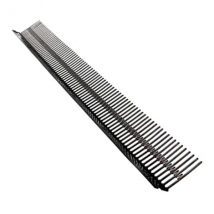 Closoir peigne rigide ventilation basse et protection 1 m x 100 mm Noir