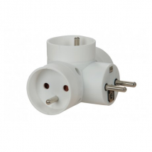 Bloc multiprise Triplite Ceba 3 sorties NF 2P+T 16A 250V Blanc