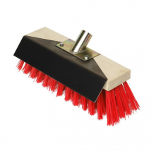 Balai cantonnier tôle scraper sols rugueux Brosserie Thomas 31 cm