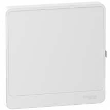 Porte Schneider Resi9 Styl pour coffret d'une rangée - blanc