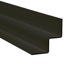 Profilé d'angle intérieur MetalTrim bardage Hardie Plank - Noir minuit - 3 M