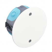 Boite de dérivation Stop air encastrer Debflex Ø 85 mm H40 mm couvercle