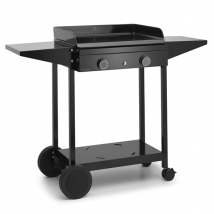 Chariot acier tablettes CH OA 60 plancha Forge Adour Origin 60 Noir