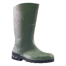 Bottes de sécurité et de pluie - PVC - Dunlop Devon Safety - Vert Kaki - Taille 44