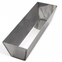 Bac à enduit acier inox Edma longueur du fond 33 cm hauteur 7,5 cm