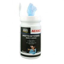 Lingettes nettoyantes mains et surfaces - Aexalt - 80 lingettes