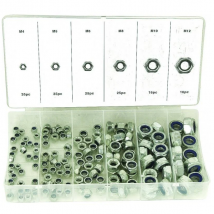 Coffret de 146 écrous freins M4 à M12 SODISE 14114 3438050141140