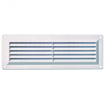 Grille ventilation persiennes intérieur-extérieur moustiquaire165 x86 mm