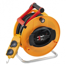 Enrouleur électrique Brennenstuhl Standard BT PRO - câble de 40,00 M H07RN-F 3G1,5 avec 4 prises IP44 : Brennenstuhl enrouleur de câble, multiprise,