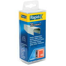 Agrafe en fil fin Rapid N°53 - longueur 10 mm - boîte de 5000