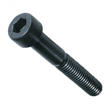 Vis tête cylindrique partiel - six pans creux - acier brut - M20 x 50 mm