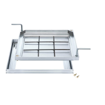 REGARD ALUMINIUM 400X400 DOUBLE JOINT A GARNIR CLASSE A15 TSAD40.55