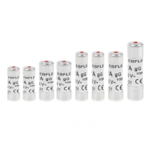 Fusibles céramique voyant NF - 8.3 à 10.3 mm - 23 à 38 mm - Lot de 8