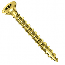 Vis bois Rocket fraisée Torx bichromaté filetage total 3,5x20 mm 223293