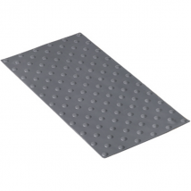 Dalle podotactile PU adhésive Accessdal Romus - 1400 x 400 mm - Gris foncé RAL 7015 4324