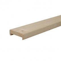 Nez de cloison de 53 MM en sapin du nord - 70 MM x 30,00 MM - longueur 2,50 M