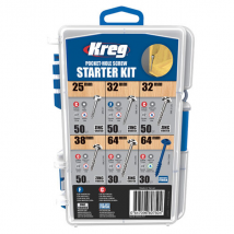 Coffret d'assortiment de vis de trou de poche - Kreg - 260 pièces