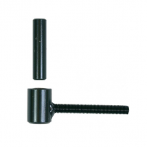 Gond standard volet 16 x 130 mm Queue tige filetée Noir x2