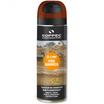 Traceur de chantier PROMARKER marron non fluorescent Soppec 141509