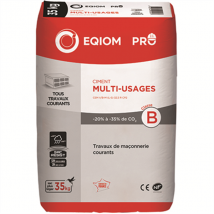 Ciment Multi-usages CEMII/B-M (L-S) 32,5 R CP2 CE NF EQIOM Pro - Sac de