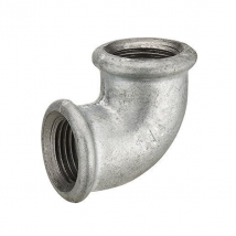 Coude à 90° Femelle à visser pour tube en fer F 15 x 21 Petit rayon Fer