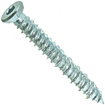 Vis béton tête fraisée étoile T30 acier zingué 7,5 x 152 mm Vybac de 24