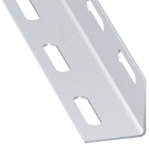 Cornière perforée 38 x 38 mm en acier galvanisé longueur 2 m CQFD 2001-61599