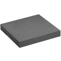 Chapeau de pilier plat en béton - Noir anthracite - 40,0 CM x 40,0 CM x 6,00 CM