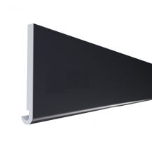 Planche de rive PVC arrondie pour sous-toiture - Deceuninck