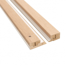 Profil de finition pour panneau tasseau bois fond blanc - 2,5 m