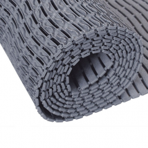 Caillebotis sanitaire polyéthylène et EVA - usage en milieux humides - 60 x 100 cm - Gris IDS SOFTSTEPNRL02CO