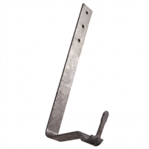 Crochet équerre pour gouttière Nantaise - pose sur chevron - acier galvanisé - relevé 8 mm