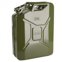 Jerrican à carburant métallique - Pressol - vert olive - capacité 20 litres