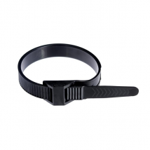 Collier installation pour tube câble électrique 260x9mm noir Sachet 50