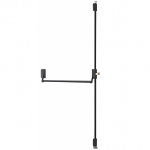 Serrure antipanique 2/3 points Thirard D-CROSS - noir - 2635 mm max