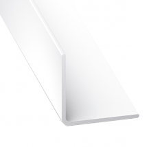 Cornière d'angle PVC blanche - 40 x 40 mm - longueur 1 mètre CQFD 2002-68590