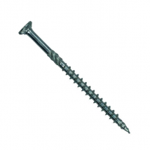 Vis bois TK3 fraisée Torx -partiel M5x80mm - Acier zingué blanc