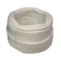 Cordage polypropylène fil retordu anti-UV Ø 16 mm longueur 100 m blanc