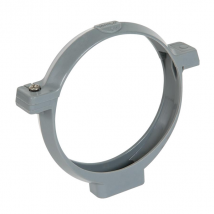 Collier à bride pour fixation canalisation PVC - Nicoll - Diamètre 80 mm - Lot de 2