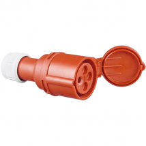 Prise prolongateur femelle à clapet 3P+T - 32 A - 380 V - norme P17