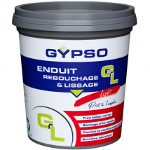 Enduit de rebouchage et de lissage Gypso GL Light - 1,0 LTR