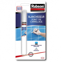 Stylo blanchisseur pour joints de carrelage mural Rubson - imperméable - 7 ml