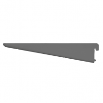 Console double pas de 32 mm CQFD - coloris gris 370 mm