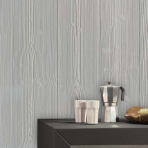 Lambris intérieur en Sapin du Nord brossé ELOS - Gris minéral - 13,6 cm x L.2.65 m