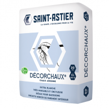 Chaux aérienne éteinte pour parements et badigeons - Décorchaux - sac de 20 KG