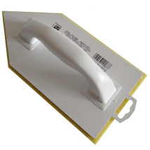 Taloche éponge pointue mousse polyuréthane jaune - 14 x 27 cm 314587