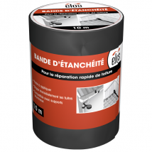 Bande d'étanchéité à l'eau autocollante bitumineuse Elos - 20 CM x 10 M - Gris