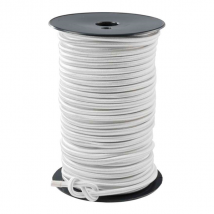 Sandow bobine usage industriel diamètre Ø 6 mm longueur 100 m blanc uni